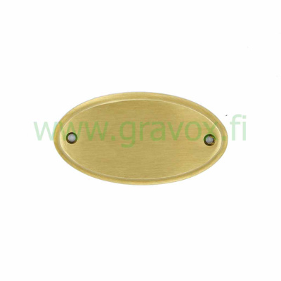 Door plate brass