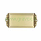 Door plate Rosella brushed brass 150x70 mm