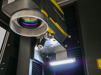 Focal lens F100 mm + mounting ring  Grren laser
