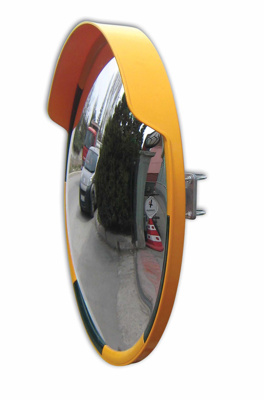 Temka Traffic mirror 80 cm yellow/black