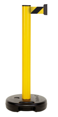 Barrier pole Beltrac Outdoor yellow black/yellow 3,7 m