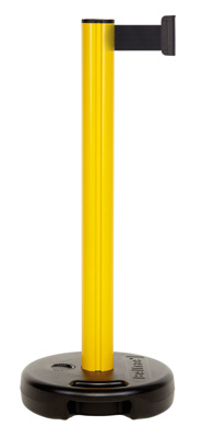Barrier pole Beltrac Outdoor yellow black 3,7 m