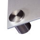 Fastener Fisso steel 15/15 mm 4 pcs